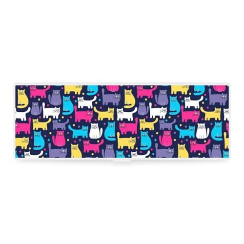 JZemdybill Federmäppchen, flippige Katzen, kreative einfache Schreibwaren-Box, 19,5 x 6,8 x 3 cm, Stil:, Einheitsgröße, Federmäppchen JZemdybill Federmäppchen, flippige Katzen, kreative einfache Schreibwaren-Box, 19,5 x 6,8 x 3 cm, Stil:, Einheitsgröße, Federmäppchen von JZemdybill