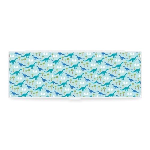 JZemdybill Federmäppchen, niedliche Anime-Dinosaurier, kreative einfache Schreibwaren-Box, 19,5 x 6,8 x 3 cm, Stil:, Einheitsgröße, Federmäppchen von JZemdybill