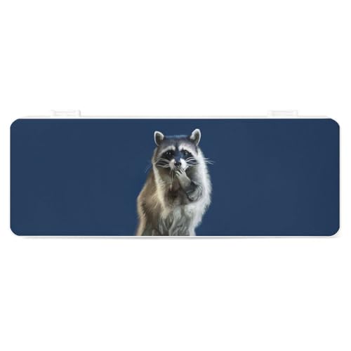 JZemdybill Federmäppchen, niedlicher Waschbär, kreative einfache Schreibwaren-Box, 19,5 x 7,1 x 2,7 cm, Stil:, Einheitsgröße, Federmäppchen JZemdybill Federmäppchen, niedlicher Waschbär, kreative einfache Schreibwaren-Box, 19,5 x 7,1 x 2,7 cm, Stil:, Einheitsgröße, Federmäppchen von JZemdybill