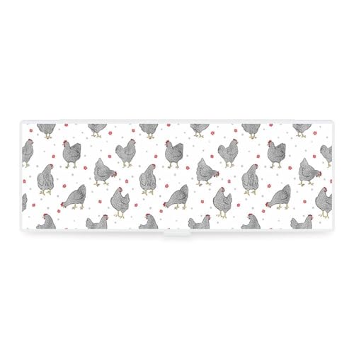 JZemdybill Federmäppchen, niedliches Huhn, kreative einfache Schreibwaren-Box, 19,5 x 6,8 x 3 cm, Stil:, Einheitsgröße, Federmäppchen von JZemdybill