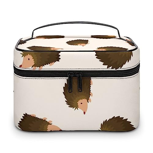 JZemdybill Kosmetiktasche, Dinosaurier Rex Tyrannosaurus Make-up-Tasche, Leder Reise Kulturbeutel für Frauen, Stil-6, 25x18x15cm von JZemdybill