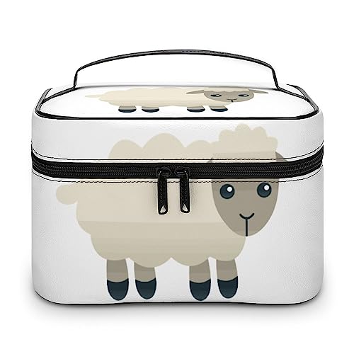 JZemdybill Kosmetiktasche, Fußball, Sport, Make-up-Tasche, Leder, Reise-Kulturbeutel für Damen, Style-3, 25x18x15cm von JZemdybill