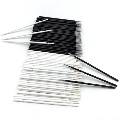 Mikro-Applikator-Pinsel, 200 Stück Mikro-Pinsel, Mascara-Stäbe, Applikator, Einweg-Wimpernbürsten für Augenverlängerung, Augenbrauen, Make-up Mikro-Applikator-Pinsel, 200 Stück Mikro-Pinsel, Mascara-Stäbe, Applikator, Einweg-Wimpernbürsten für Augenverlängerung, Augenbrauen, Make-up von JaAoyoo