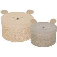 JaBaDaBaDo Aufbewahrungsbox Teddy, 2er Set von JaBaDaBaDo