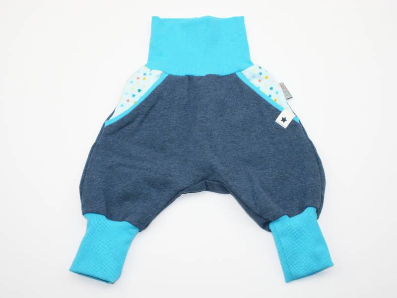 Checkerhose Gr. 62 Uni Dunkelblau/Türkis von JaClarDesign