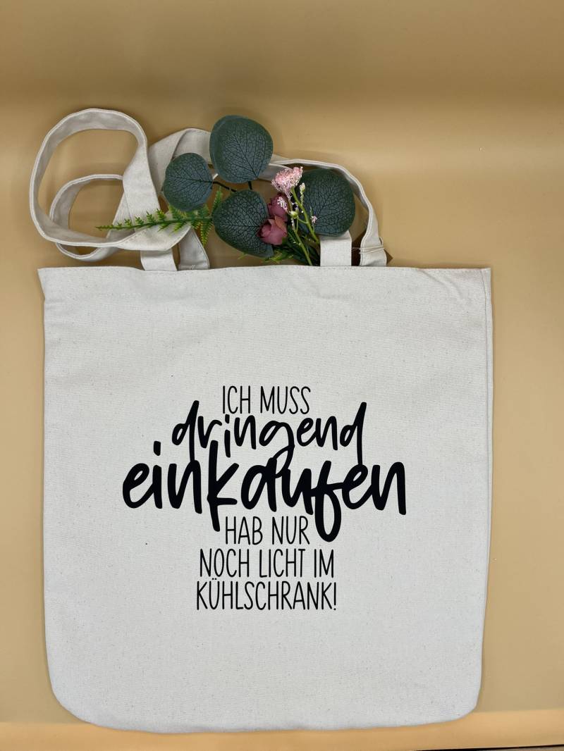 Beutel. Licht Im Kühlschrank. Einkaufstasche. Einkaufsbeutel. Shopper. Geschenk Freundin. Baumwolltasche. Tasche. Bio-Baumwolle. Hochwertig von JaLeKreativGeschenk