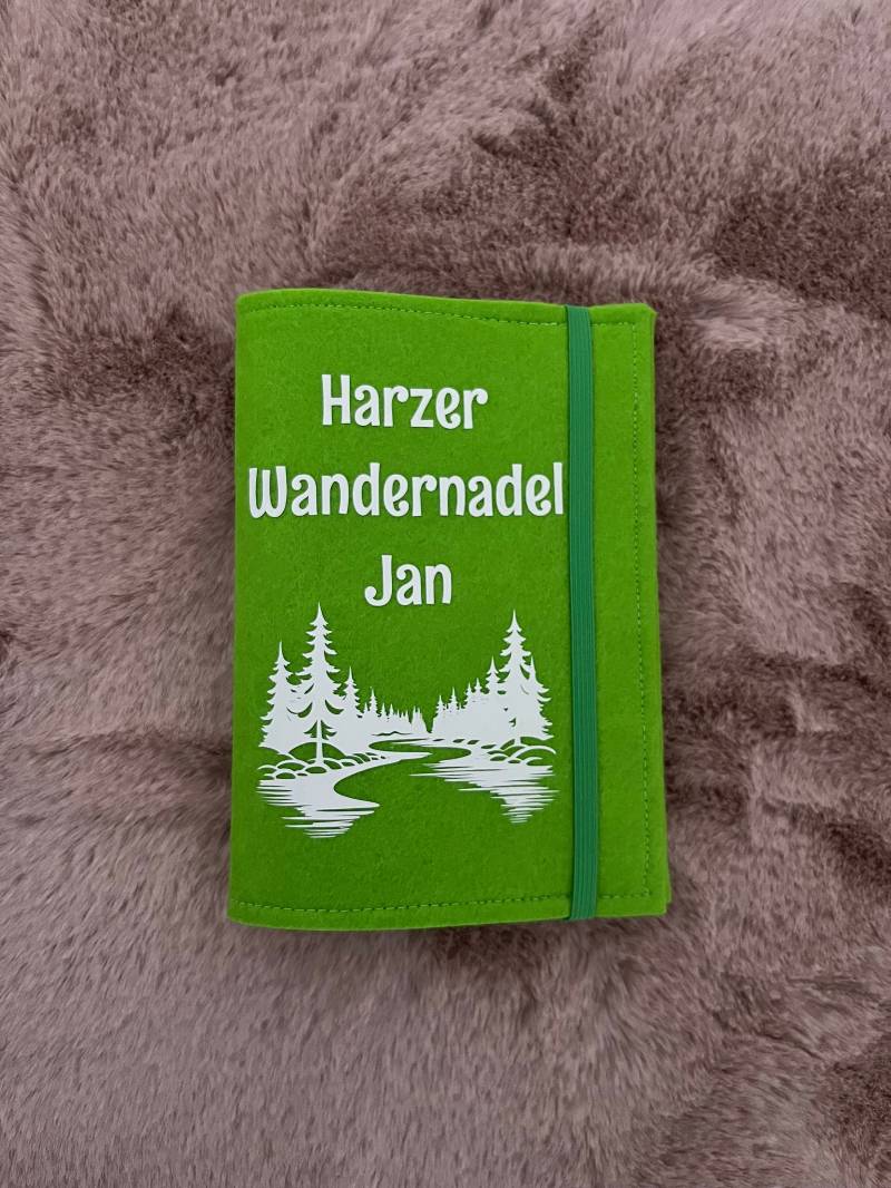 Mappe Für Das Heft Der Harzer Wandernadel. Wanderheft Harz. Stempelheft von JaLeKreativGeschenk