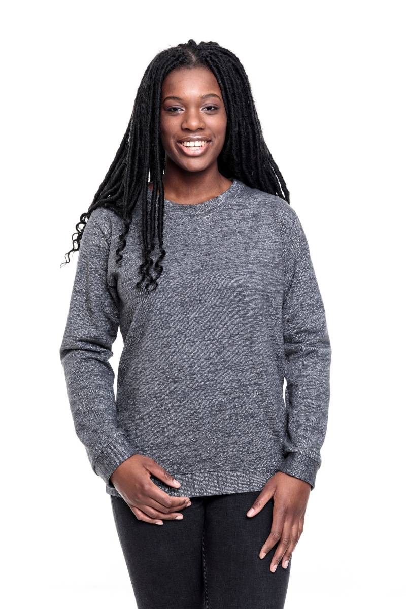 Sweatshirt/ Pulli "Glitzer", Aus Angerauhtem Sweatshirtsttoff, in Mittelgrau Und Weinrot, Mit Silbernem Lurex Rundhals Sweatshirt/ Pulli "Glitzer", Aus Angerauhtem Sweatshirtsttoff, in Mittelgrau Und Weinrot, Mit Silbernem Lurex Rundhals von JaMaTaShop