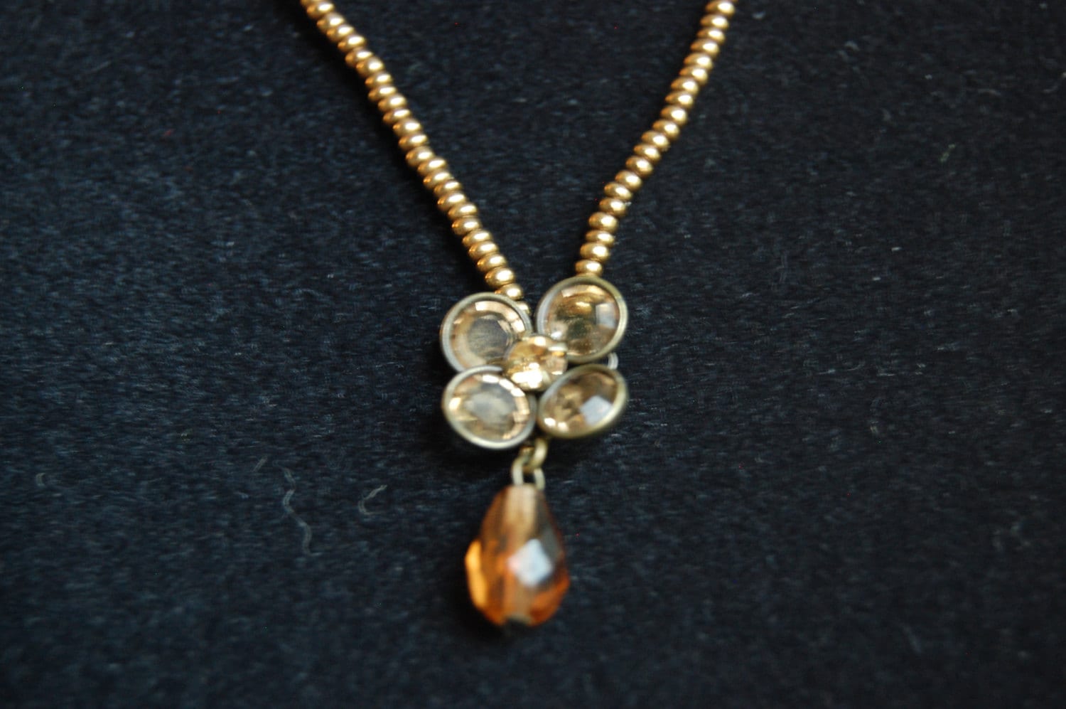 Herbst Blumen Y-Halskette ~ Vintage Herbst Blumen Y-Halskette ~ Vintage von JaPerryJewels