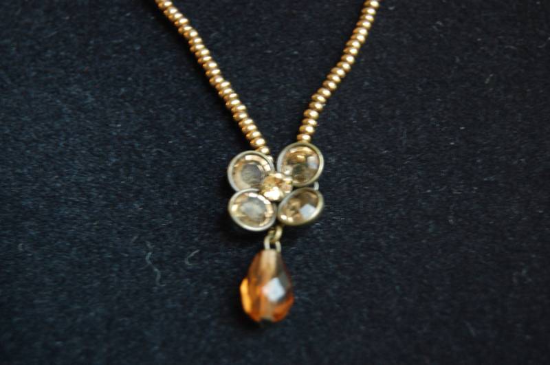 Herbst Blumen Y-Halskette ~ Vintage Herbst Blumen Y-Halskette ~ Vintage von JaPerryJewels