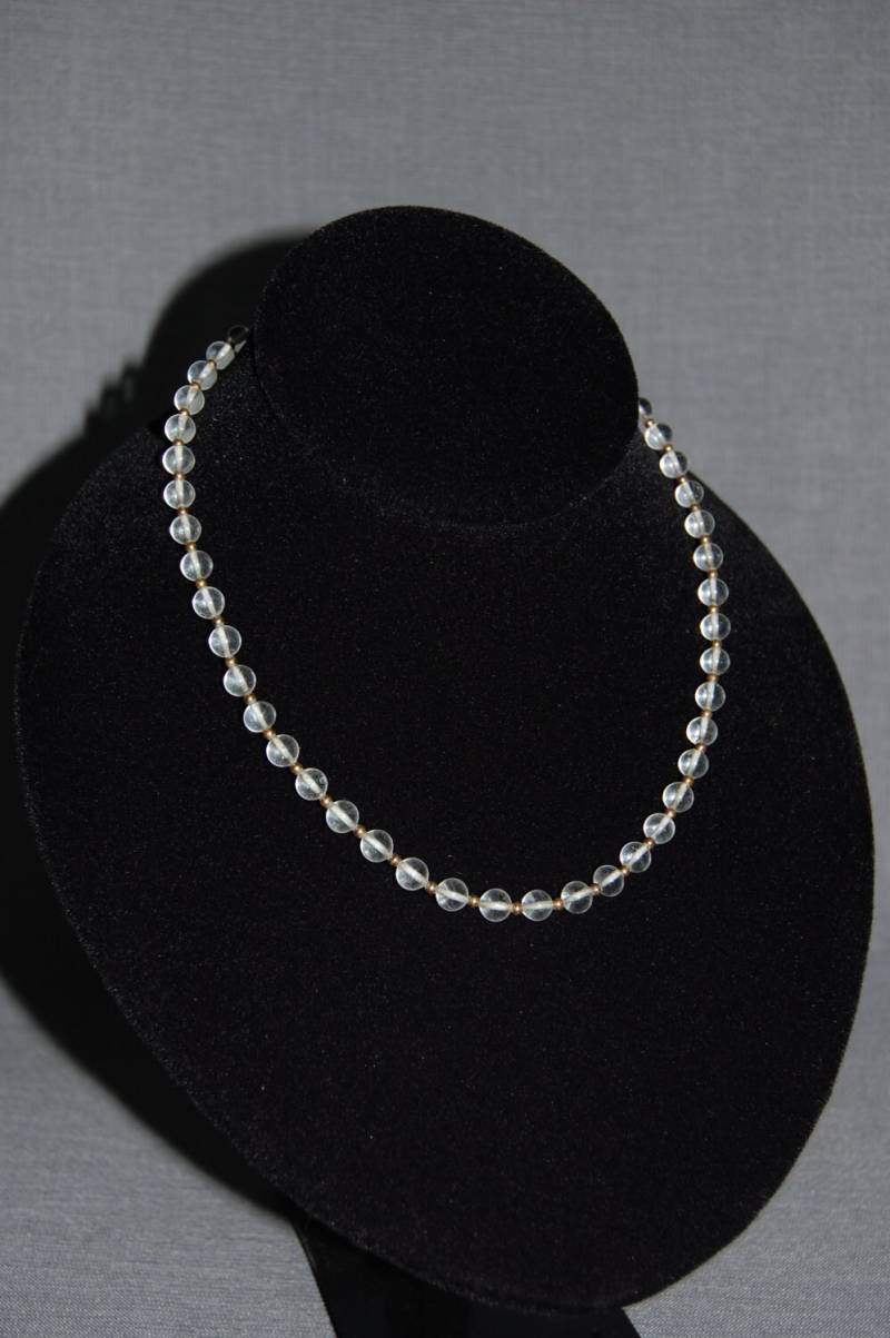 Klar Perlenkette ~ Vintage Klar Perlenkette ~ Vintage von JaPerryJewels