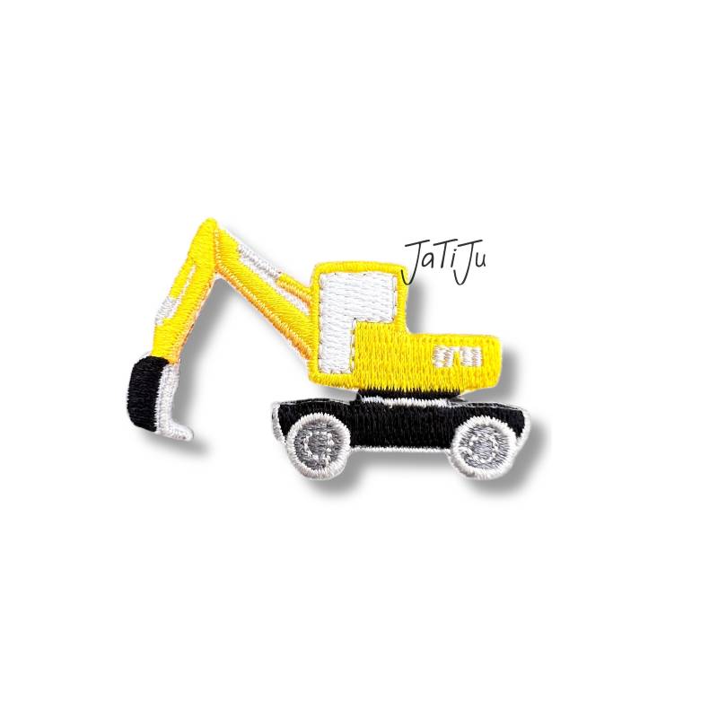 Patch/Aufnäher Zum Aufbügeln Bagger Baustelle von JaTiJu