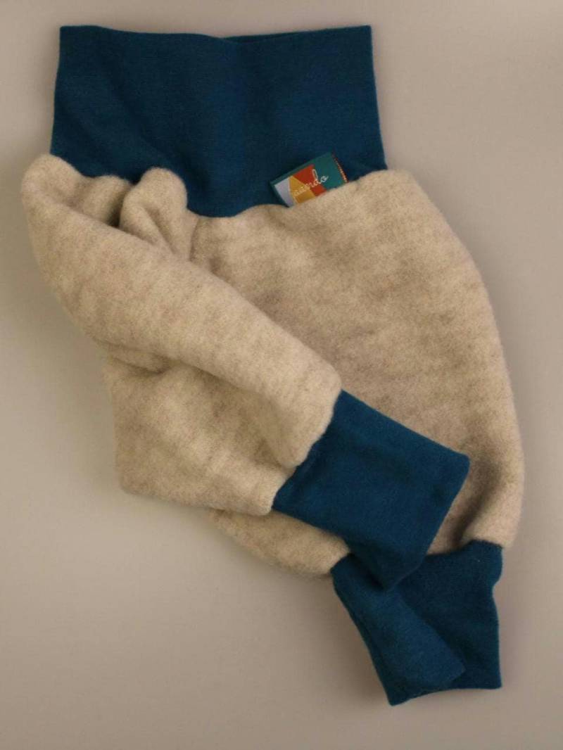 Pumphose Wolle Bio Merinowolle Fleece Babyhose Baumwolle von Jaando2020