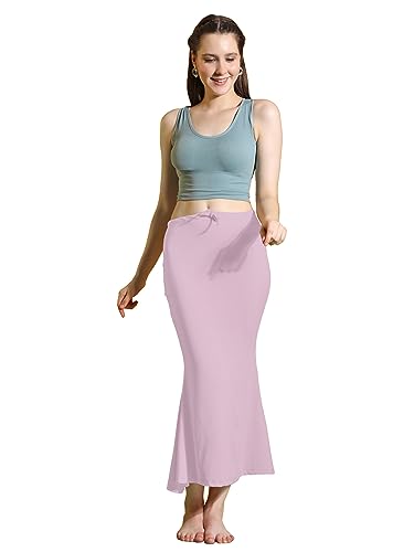 Jaanvi fashion Lycra-Saree Shapewear Petticoat für Damen, Baumwollmischung, Petticoat, Röcke für Damen, figurformendes Kleid für Saree, lavendel, 36 von Jaanvi fashion
