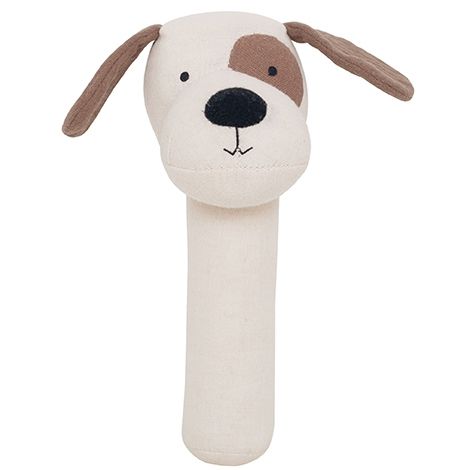 Jabadabado Hund mit Schlappohren und Rassel von Jabadabado