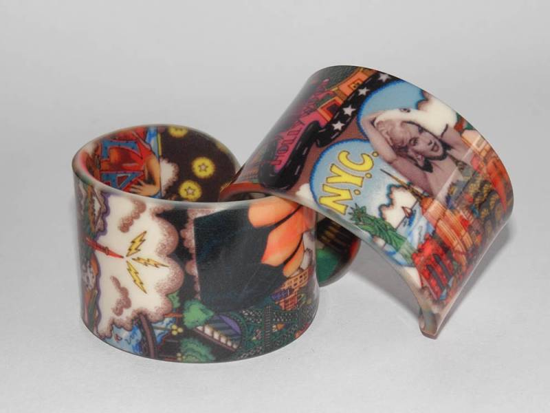 Acryl Armband - Marilyn Monroe Pop-Art Armreif Cuff Handwrist Acryl Armband - Marilyn Monroe Pop-Art Armreif Cuff Handwrist von JabaleeDesign