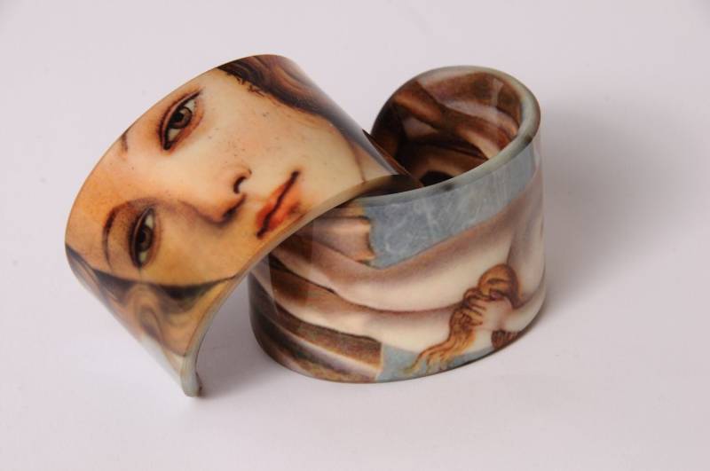 Acryl Armreif/Armband - Die Geburt Der Venus Sandro Botticelli Manschette Acryl Armreif/Armband - Die Geburt Der Venus Sandro Botticelli Manschette von JabaleeDesign