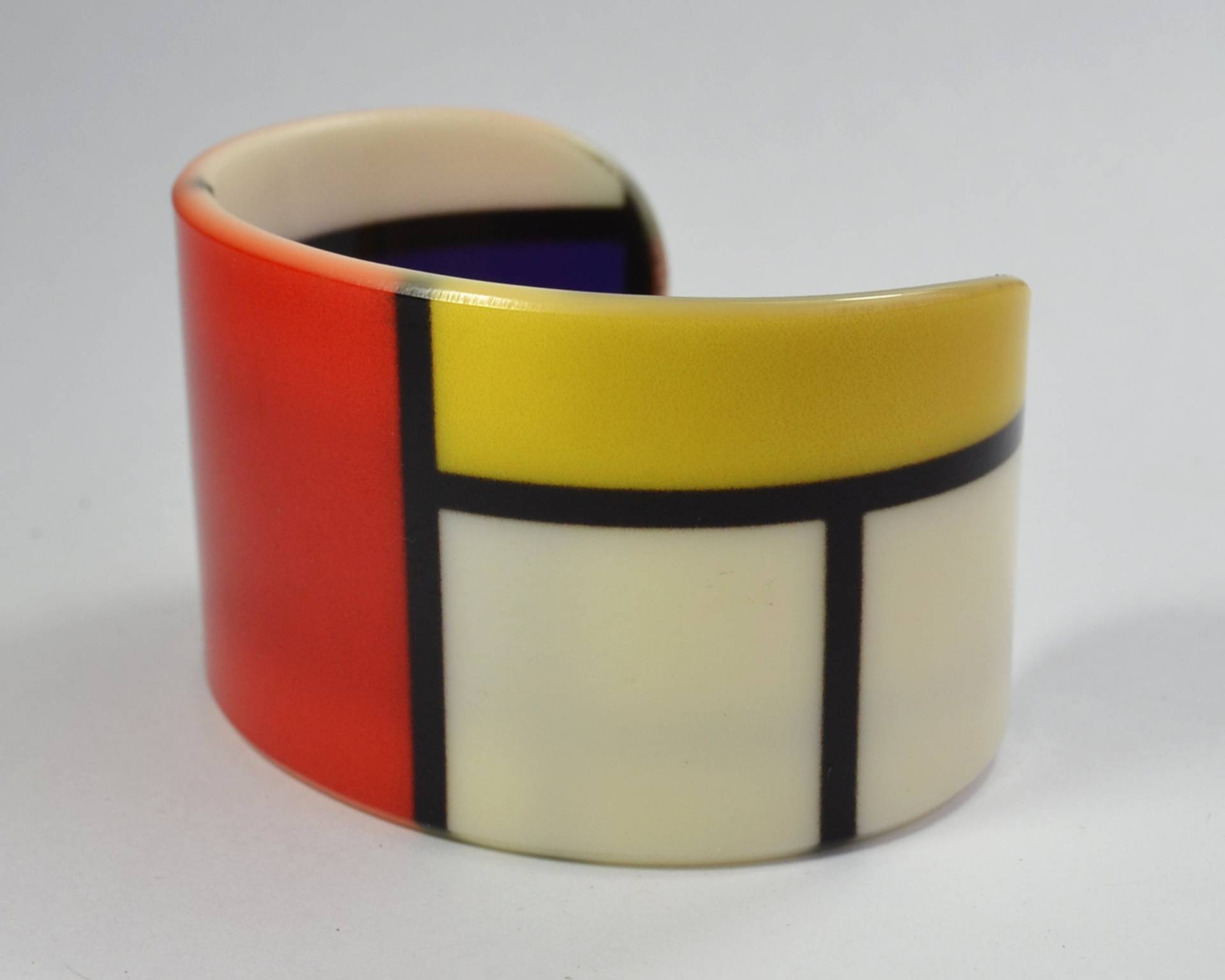 Piet Mondrian - Neo Plastizismus Abstrakt Acryl Armband Armreif Manschette Piet Mondrian - Neo Plastizismus Abstrakt Acryl Armband Armreif Manschette von JabaleeDesign
