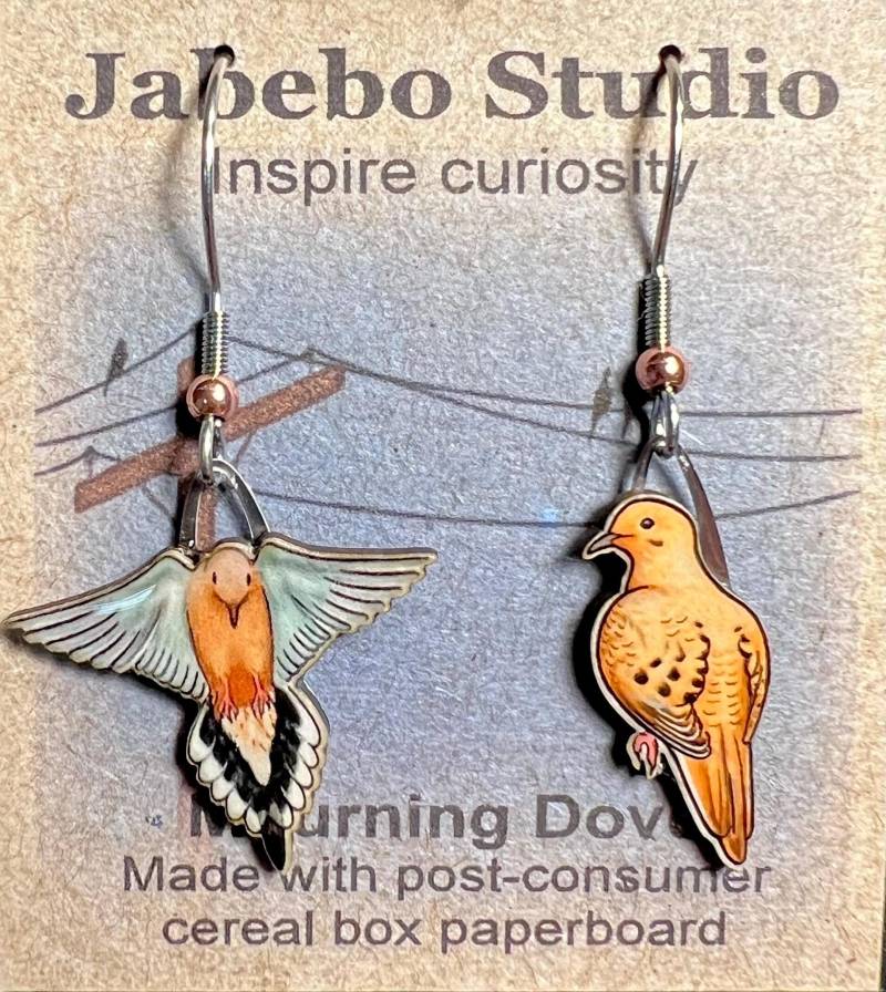 Trauertaube Ohrringe Trauertaube Ohrringe von JabeboStudio