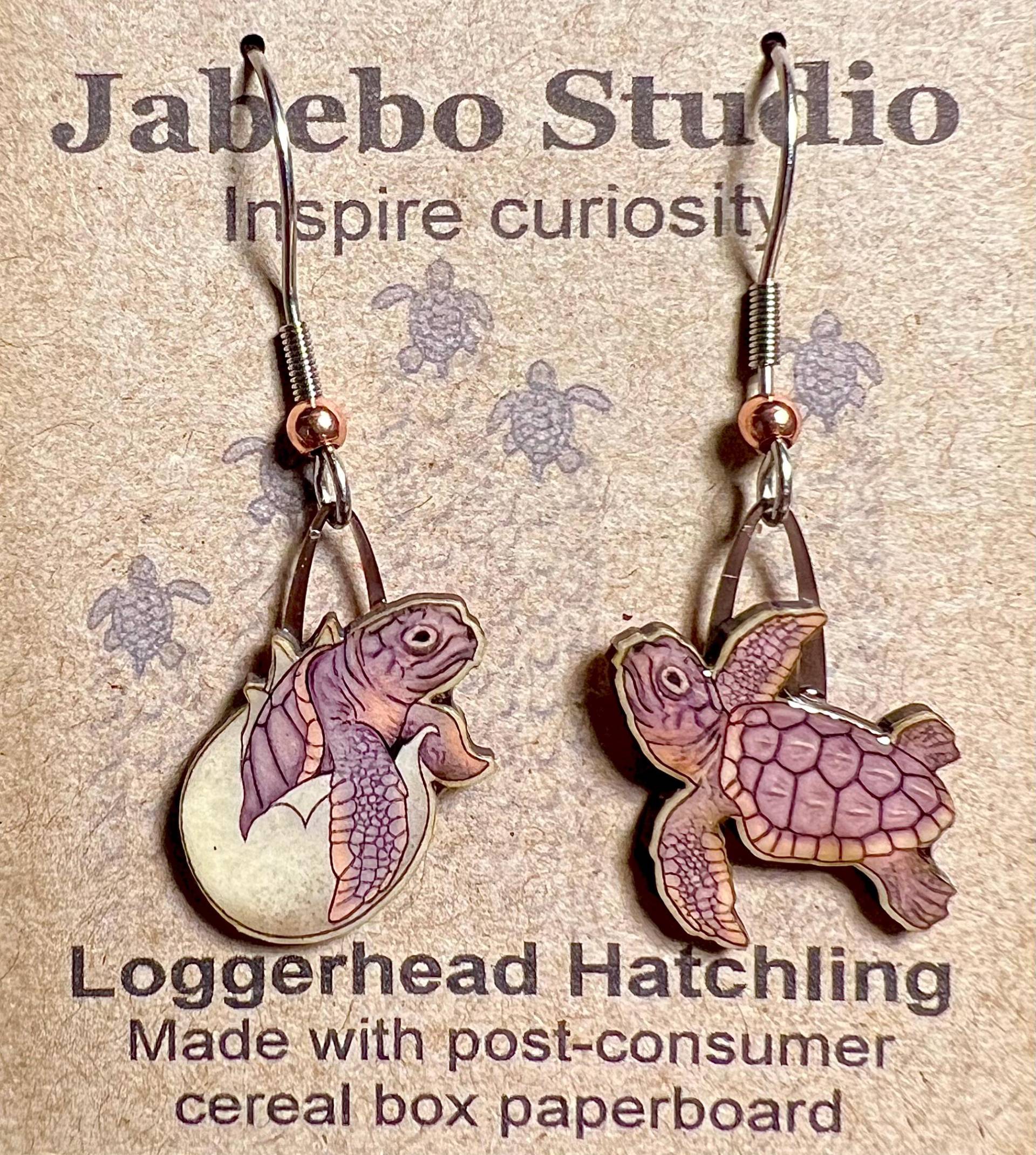 Unechte Karettschnecke Ohrringe Von Jabebo von JabeboStudio