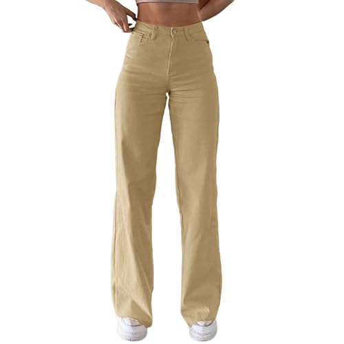 Jeans Damen Wide Leg Baggy Jeans Schlaghose Leicht Stoffhose Hip Hop Hosen Casual Freizeithose Freizeit Stretch Hose Bequem Sommerjeans Sommer High Waist Jeggings Jeans Damen Wide Leg Baggy Jeans Schlaghose Leicht Stoffhose Hip Hop Hosen Casual Freizeithose Freizeit Stretch Hose Bequem Sommerjeans Sommer High Waist Jeggings von Jabidoos