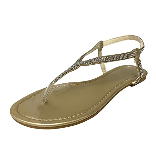 Jabidoos Flip-Flops Für Damen Leichte Flip Flops Latschen Frauen Zehentrenner Strand Sandaletten Schicke Coole Zehensandalen Sommer Breite Füße Slingback Damen Schuhe Orthopädische Sandalen von Jabidoos