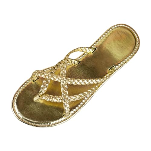 Jabidoos Zehentrenner Sandalen Damen Weite H Sommer Sandalen Sandaletten Open Toe Flach Elegant Zehentrenner Flipflopssandalen Bequem Frauen Leichte Flip Flops Flip-Flops von Jabidoos