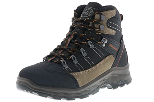 Jacalu Damen Herren Wanderschuhe Wanderstiefel Bergschuhe Trekking braun/schwarz, Größe:44, Farbe:Braun von Jacalu