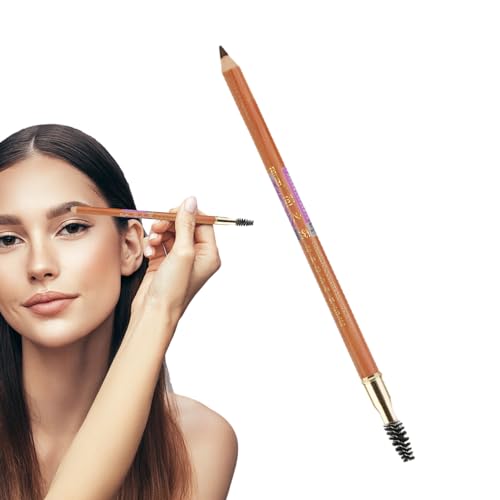 Augenbrauner Stift,Doppelseitiger Augenbrauenstift | Wischfestes, langanhaltendes Augen-Braun-Make-up, Make-up-Brauen-Stylist-Definierer für Frauen und Mädchen, Geburtstagsgeschenk Jacekee von Jacekee