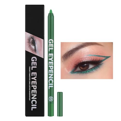 Gel-Eyeliner,Anspitzbarer Mehrzweck-Longwear-Eyeliner-Stift | Hochleistungs-Eyeliner mit hochpigmentierter Formel für einen lebendigen Augenaufschlag, wischfest und lange Haltbarkeit Jacekee von Jacekee