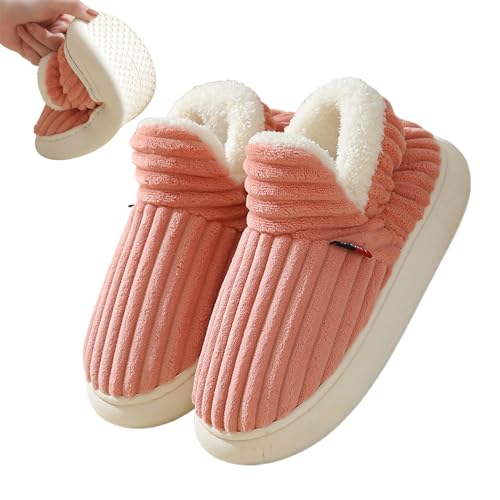 Hausschuhe für Damen,Hausschuhe Scuff Slides Anti-Rutsch-Hausschuhe | Bequeme Indoor-Outdoor-Scuff-Slides, Slip-On-Winter-Fuzzy-Hausschuhe für Männer und Frauen Jacekee von Jacekee