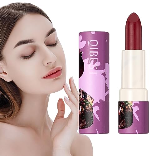 Nude Lippenstift | Wasserfester, hochpigmentierter Perfect Pout Lippenstift - 4,2 g schmutzabweisender, nährender, wasserfester, samtiger, hochpigmentierter Lippenstift für Frauen, wischfest Jacekee von Jacekee