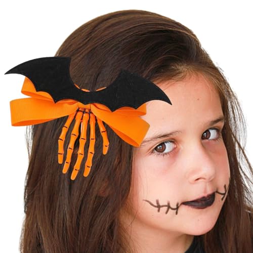 Totenkopf Haarspangen Haarnadel,Halloween Skelett Hand Haarnadelklammern | Tragbare Krallen Schädel Hand Haarspange Haarnadel für Frauen Kinder Jacekee von Jacekee