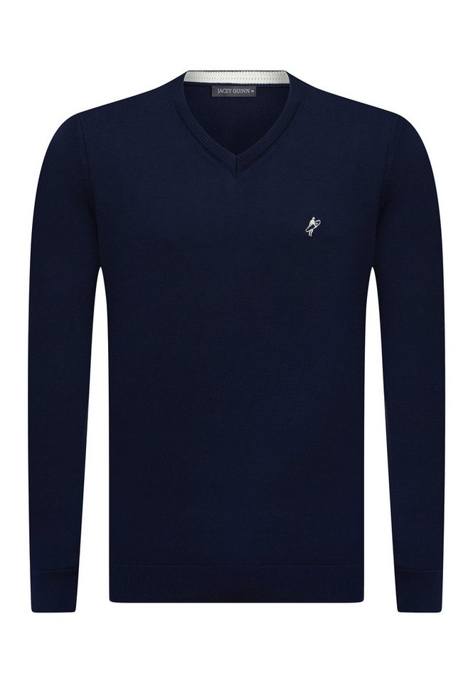 Jacey Quinn Sweatshirt V-Neck Cotton Pullover von Jacey Quinn