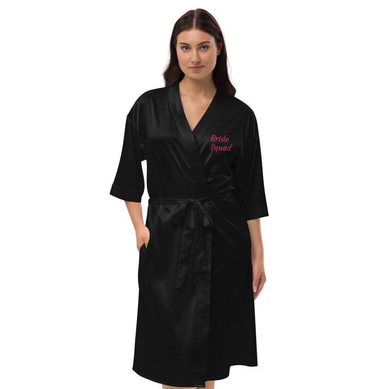 Brautkader Satin Robe von Jachory