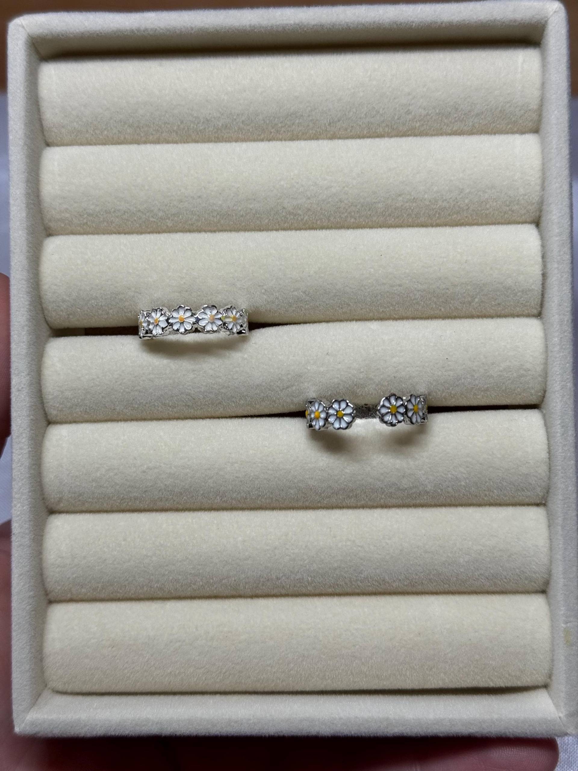 Verstellbarer Ring Mit Gänseblümchen von JaciandJane