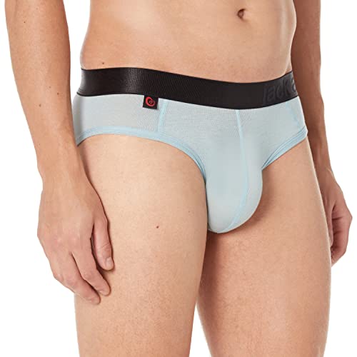 Jack Adams Herren Naked Fit Brief Unterhose, Seafoam, Large von Jack Adams