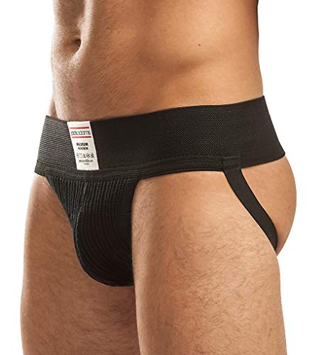 Jack Adams Herren Nein 1874 Jockstrap Tiefschutz, Schwarz, X-Large von Jack Adams