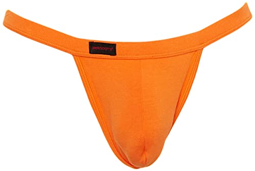 Jack Adams Herren Thong Unterwäsche im Bikini-Stil, Orange, Large von Jack Adams