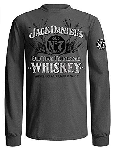 Jack Daniel Langarm-Shirt mit Whiskey Medium von Jack Daniel's