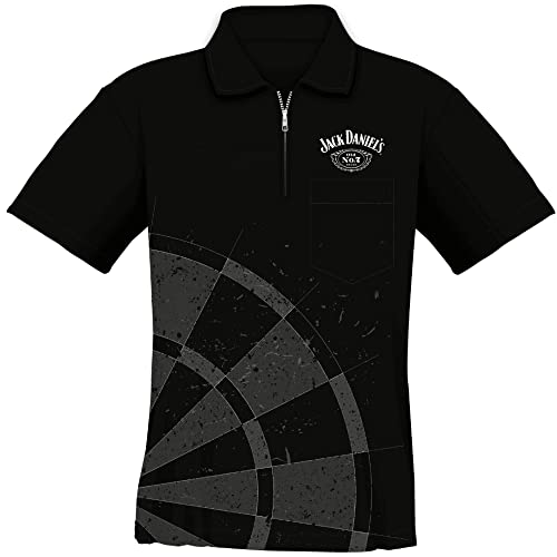 Jack Daniel's Offiziell lizenziertes Polo-Dart-Shirt, Größe M (DS1962-M) von Jack Daniel's