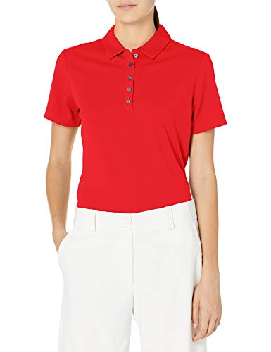 Jack Nicklaus Damen Solid Textured Golf Polo Shirt Golfhemd, Goji Berry, XX-Large Jack Nicklaus Damen Solid Textured Golf Polo Shirt Golfhemd, Goji Berry, XX-Large von Jack Nicklaus
