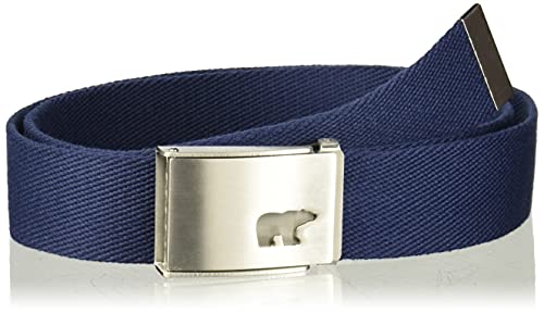 Jack Nicklaus Herren Web Belt with Buckle (One Size) Gürtel, Klassisches Marineblau, Einheitsgröße von Jack Nicklaus