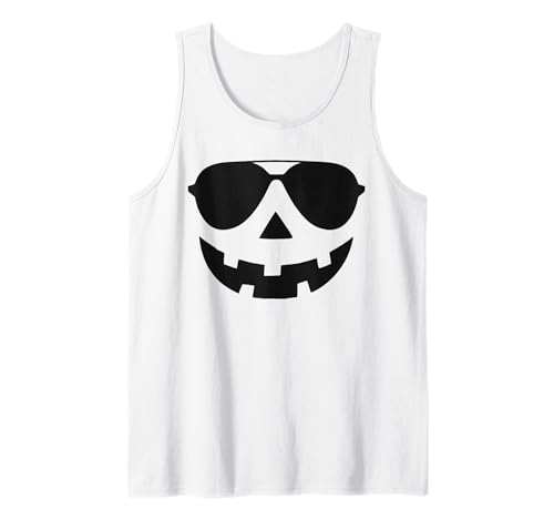 Kürbisgesicht Halloween JackoLantern Herren Jungen Tank Top von Jack O Lantern Face Pumpkin Halloween Costume