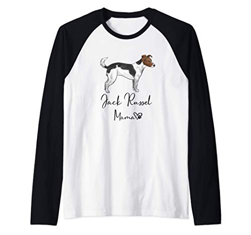 Jack Russel Mama Hundemama Hund Frauchen Haustier Geschenk Raglan Jack Russel Mama Hundemama Hund Frauchen Haustier Geschenk Raglan von Jack Russel Terrier Geschenke Shirts & Outfits
