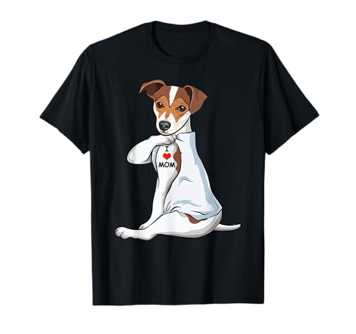 I Love Mom Tattoo Jack Russell Terrier Mama Hundeliebhaber Frauen T-Shirt I Love Mom Tattoo Jack Russell Terrier Mama Hundeliebhaber Frauen T-Shirt von Jack Russell Terrier Dog Mom Mothers Day Gifts