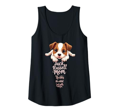 Damen Lustiges Jack Russell Mom Dog Terrier Mama Humor Zitat Tank Top von Jack Russell Terrier Fun Designs