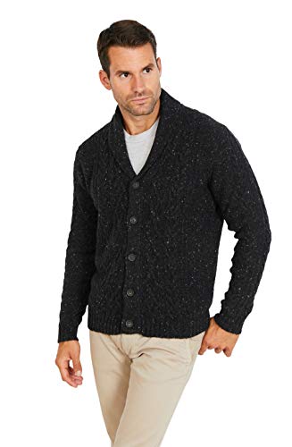 Jack Stuart - Donegal Strickjacke mit Schalkragen Herren von Jack Stuart