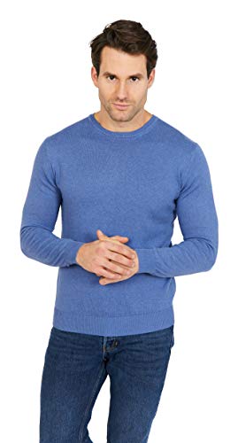 Jack Stuart - Herren Pullover mit Rundhalsausschnitt aus Baumwolle und Kaschmir von Jack Stuart