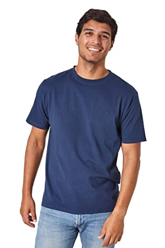 Jack Stuart - Herren-T-Shirt mit Rundhalsausschnitt, 100 % Baumwolle, marineblau, M von Jack Stuart